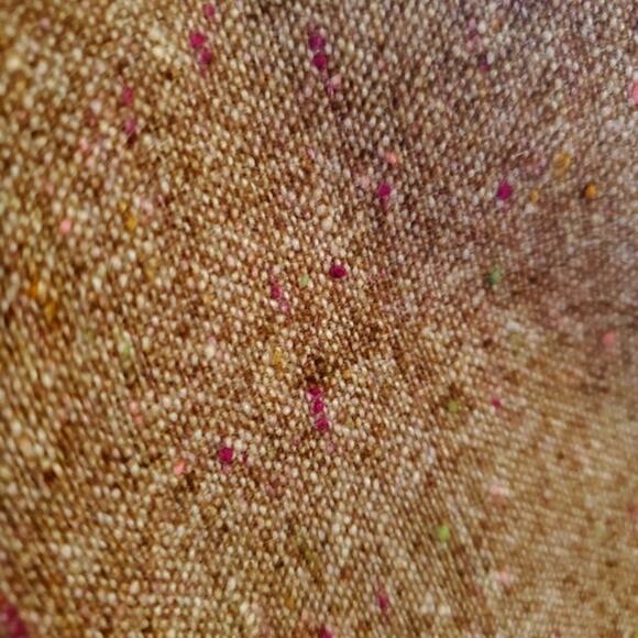 BEBE Woman's Wool blend trousers dress pants Tan tweed sz. 6 - Picture 3 of 6